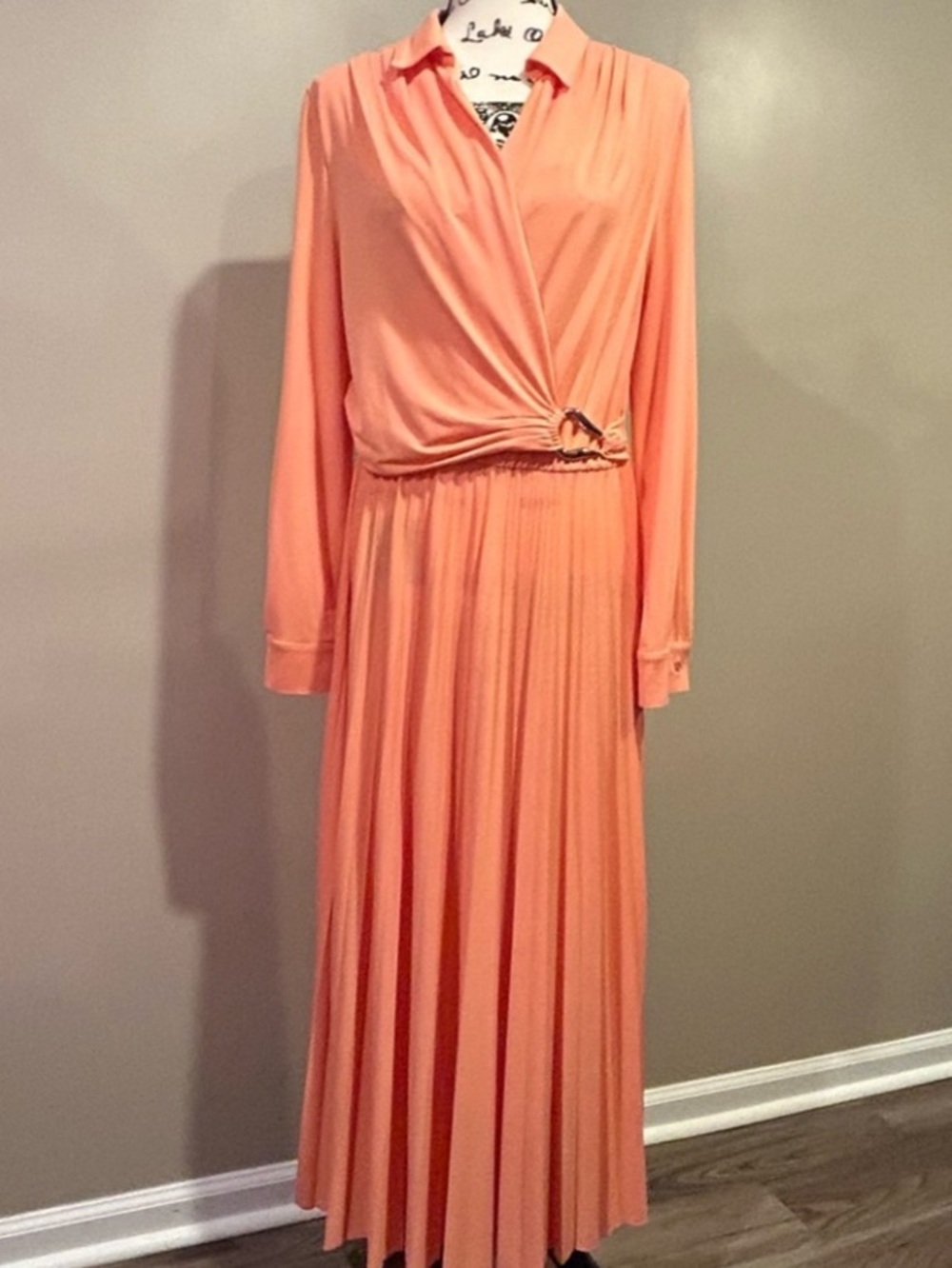 Marella Evelin Crossover Pleated Midi Dress